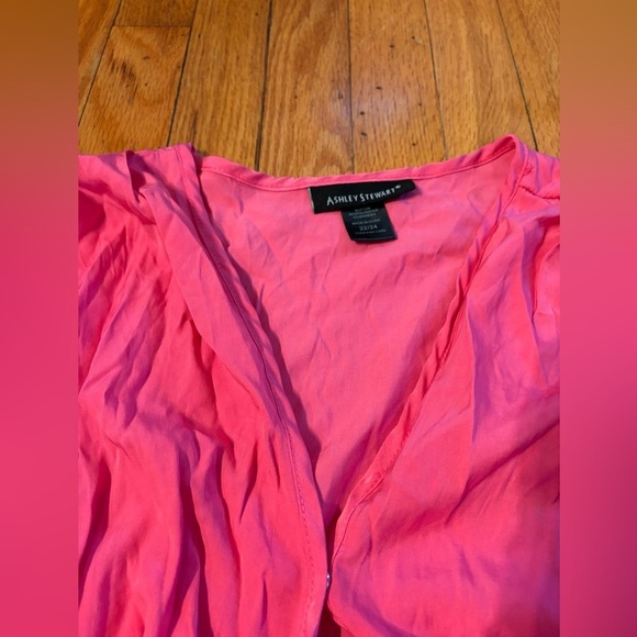 Ashley Stewart Pink Dolman Sleeve Bodysuit - Picture 5 of 9
